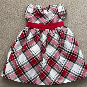 Gymboree Pink and Red Plaid Dress with Bow